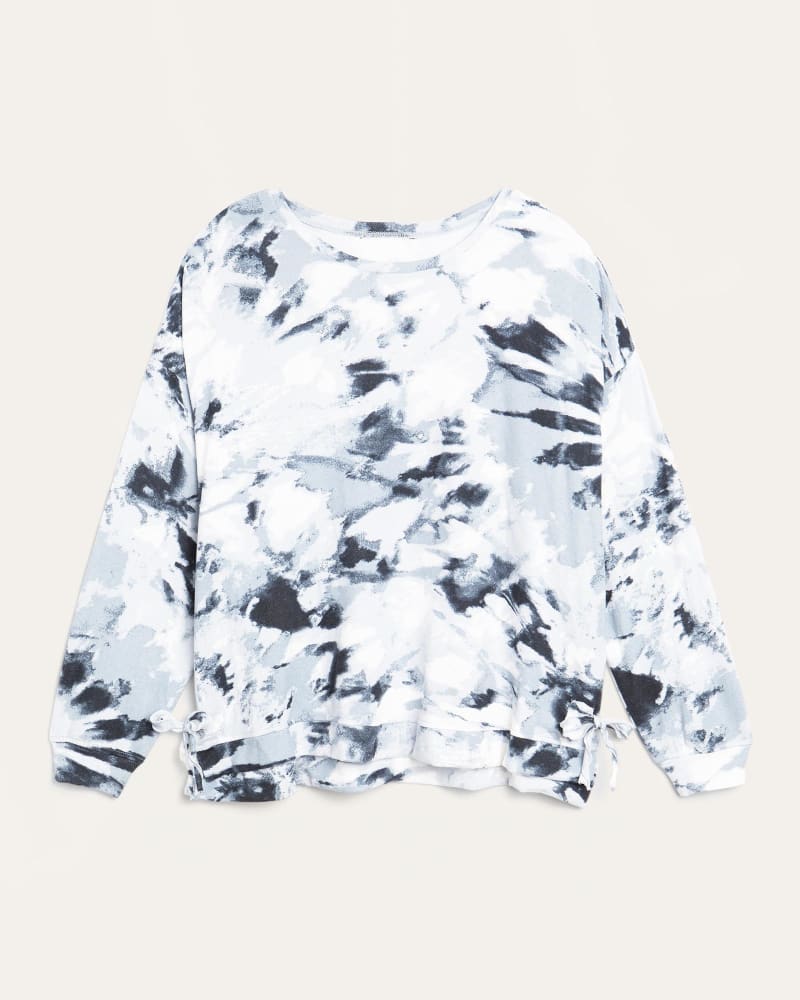 Front of plus size Savannah Brushed Tie-Dye Sweatshirt by Meri Skye | Dia&Co | dia_product_style_image_id:178338